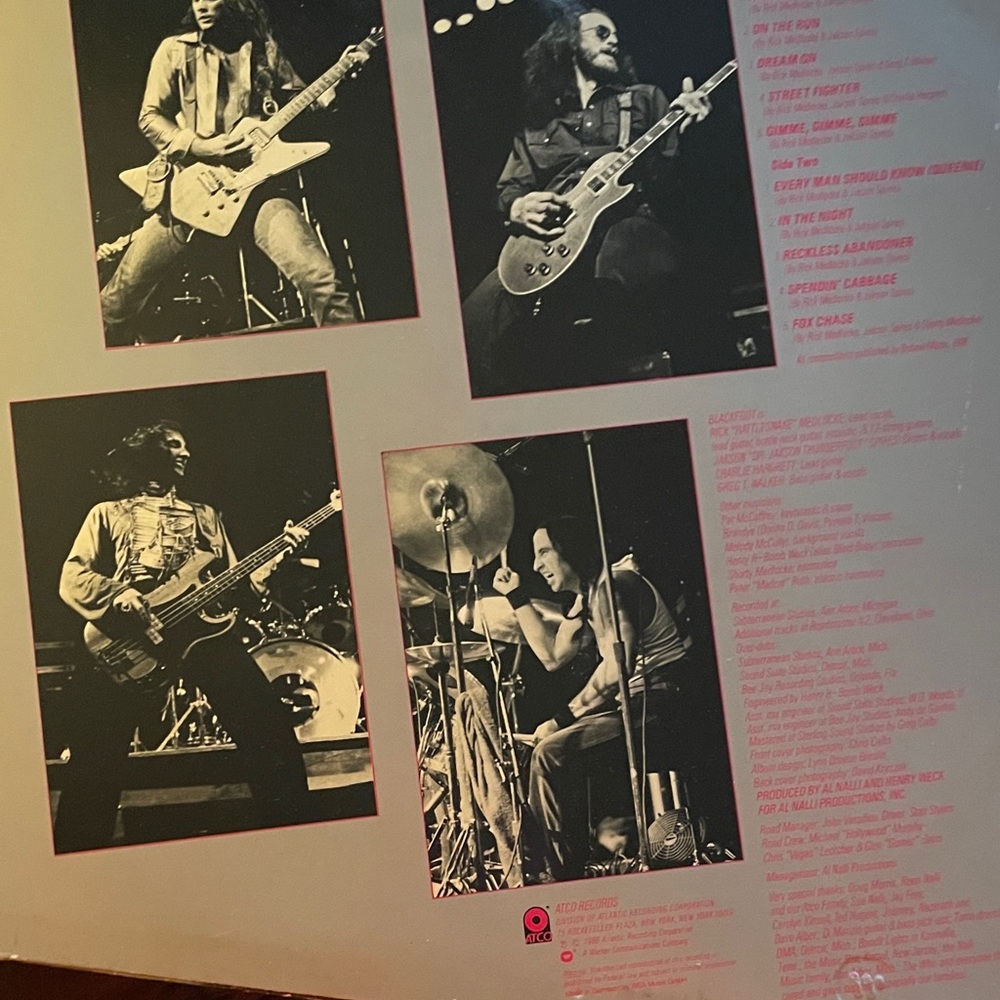 Vintage Blackfoot Vinyl Record - Bought in Germany 1980 - Picture 2 of 6